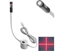 Générique Éclairage Magnétique De Positionnement pour Machine À Coudre, Projection Réglable De Points/Lignes/réticules, pour Les Coutures Droites Et Le Matelassage (Crosshair)