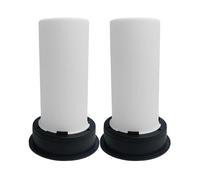 Générique Éclairage Solaire pour Jardin - 2 Pièces, Lampe Étanche Automatique,Luminaires Solaires Compacts - Pour Allée, Chemin, Pelouse, Entrée de Garage, Arrière-Cour, Porche, Piscine,