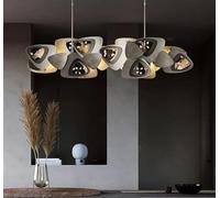 Générique Éclairage suspendu, Lustre LED postmoderne et original for salle à manger, salon, restaurant, café, lampe suspendue de luxe en cristal(Neutral light,L80cm)