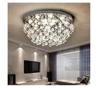 Générique Éclairage Suspendu, Plafonnier LED au Design Moderne et Luxueux, composé de Boules de Cristal, éclairage réglable for Salon, Salle à Manger, luminaire décoratif d'intérieur(Cold White,80cm)