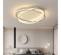 Générique Éclairage suspendu, Plafonniers minimalistes modernes abat-jour en acrylique Design lampe à LED salon décoration chambre Table manger luminaires(C - D50cm H7cm)