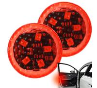 Générique Éclairages Alerte Portière Auto - Lampes Sécurité Clignotantes | Feux Stroboscopiques Détecteurs | 5 LED Étanches Antichoc Anti-Queue, Sans Fil Pour Véhicule Utilitaire 4x4 (5 Éclats)