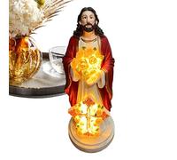 Générique Éclairages Jardin - Sculpture Lumineuse Vierge Marie Alimentée par USB | Lampes Sculpture De La Sainte Mère,Pour Votre Pelouse, Sentier, Garage, Patio, Jardin, Arrière-Cour Et Porche