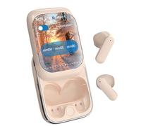 Générique Écouteur à écran Tactile - intelligents HD Audio Wireless Earbuds | Écarts à écran Tactile en Couleur, écoulement sans, sans, boîtier de Chargement USB