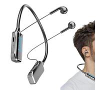 Générique Écouteurs à Collier - Casque Stéréo Étanche,Écouteurs À Basses Profondes avec - pour Sport Entraînement Extérieur Course Gym Voyage Transport Bureau Entreprise Maison