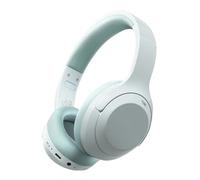 Générique Écouteurs Audio sans Fil Bluetooth 5.4, compatibles avec F1, Casque d'écoute adaptatif à Suppression de Bruit 43db, Pilote 40mm(Cyan)