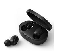 Générique Écouteurs Bluetooth TWS sans Fil, Réducteur de Bruit, Boîtier de Chargement, Résistant à l'eau, Compatible Smartphone, Noir
