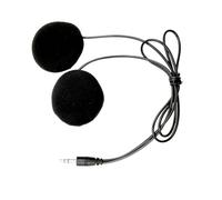 Générique Écouteurs Casque Moto Intégral Haute Définition avec Prise 3.5mm Et Câble Rallonge - Doubles Haut-Parleurs 32Ω 4cm Enregistrement | Appels Mains Libres Vélo Ski Snowboard