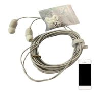 Générique Écouteurs Filaire 3 m avec - Casque Intra-auriculaire Anti-Bruit pour PC, Jeux et Musique, Basses Puissantes et Son Clair, Compatible Ordinateur, Téléphone et Appareils Audio