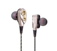 Générique Écouteurs Intra-Auriculaires filaires à bobines Mobiles Microphone antibruit Commande de Volume Son immersif câble