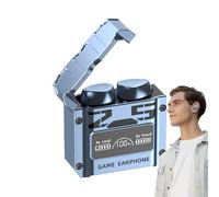 Générique Écouteurs sans Fil - Casque Style Science-Fiction | Écouteurs Portables pour Jeu | pour Sportifs Étudiants Voyageurs Étude Réunion Télétravail Camping Course Shopping