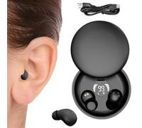 Générique Écouteurs sans Fil Sommeil - Oreillettes Invisibles pour Dormeurs Latéraux, Casque 5.4 Anti-Bruit, Écouteurs Étanches, Mini Oreillettes pour Petits Conduits Auditifs