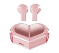 Générique Écouteurs sans Fil - Véritables sans Fil | Intra-Auriculaires en Forme De Cœur, Appels Vocaux Clairs pour La Course, Les Études, La Randonnée, La Conduite, Le Jogging en Avion, Les
