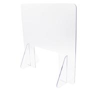 Générique Écran Anti-éternuements en Acrylique Transparent pour Bureau, Panneau de Protection Facile à Nettoyer, Interaction Sûre pour Clients et Employés