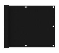 Générique Écran de Balcon Noir 75x500 cm Tissu Ox,Maison & Jardin,Pelouses & Jardins,Vie en extérieur,Parasols & voiles d'ombrage,Noir,0.99KG,135058