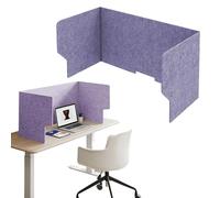 Générique Écran De Séparation De Bureau, Panneau De Séparation De Bureau en Forme De U, Réduit Le Bruit Environnemental Et L'écho for Réduire Le Bruit chez Les Étudiants(Watergray,120cm)