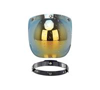Générique Écran De Visage Pour Casque De Moto - Lentille Pare-Vent - Lentille Visage Découvert Pour Temps Et Longues Distances Protection Conduite Diurne Pluvieuse