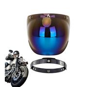 Générique Écran De Visage Pour Casque De Moto, Visière, Lunette pour Moto Conduite Urbaine Conditions Pluvieuses Journées Ensoleillées Conduite sur Autoroute