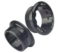 Générique Écrou De Serrage Cassette Vélo - Lot De 2 Couvercles De Verrouillage Roue Libre, Bague De Fixation 12 Vitesses en D'Aluminium Antidérapant pour Volant Moteur