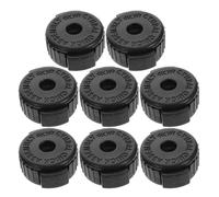 Générique Écrous Rapides Installation et Retrait Rapides Lot de 8 en Plastique Noir Mécanisme de Verrouillage Sécurisé pour Cymbales de Batterie pour Répétition et Performance