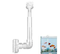 Générique Écumeur De Film D'huile Acrylique Transparent pour Enlever La Nappe D'huile pour Le Poisson - 100 G | Accessoires De Filtre À Protéines Flottant avec Tube, Nettoyeur De D'aquarium pour La