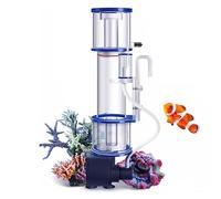 Générique Écumeur de protéines d'aquarium, Filtre d'aquarium avec brosses à Aiguilles/Silencieux d'admission d'air et Support de Hauteur réglable à 3 Niveaux, Bruit Ultra Faible