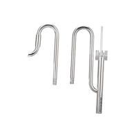 Générique Écumeur de Surface en Acier Inoxydable Aquatic Lily Tube et Système D'arrivée d'eau pour Aquarium, Position Réglable, Anti-Film Huileux, pour, 12 Huile-Film Ajuster
