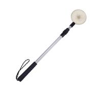 Générique Écumoire à Glace pour Pêche Conçue en Alliage D'Aluminium Solide Poignée Ergonomique Antidérapante et Tête Perforée pour Évacuation Rapide Tige Télesc, Pelle Diamètre 11 Cm
