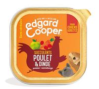 Générique Edgar & Cooper - Pâtée sans Céréales au Poulet & Dinde, Saveur Naturelle pour Chien Adulte (300g) - Le Lot De 6