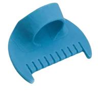 Générique Edge Stitch Lock & Sewing Gauge, 3/4mm Needle Gauge Quilting Ruler Measuring Tool, Quilting Aids for Beginners in Sewing, for Straight & Curved Seams (Blue,4mm)