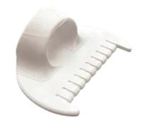 Générique Edge Stitch Lock & Sewing Gauge, 3/4mm Needle Gauge Quilting Ruler Measuring Tool, Quilting Aids for Beginners in Sewing, for Straight & Curved Seams (White,4mm)