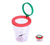 Générique Educational Animal Box - Kids Magnifying Insert Keeper for Nature Exploration | ABS PMMA Material, 8X Large Lens 5X Small Lens, Learning Games Toy, Observation Collection Outdoor Classroom