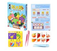 Générique Educational Card Game, Shape Recognition Toy, 3.5x3.5cm/1.38x1.38 inch Logical Reasoning Activity, Multiplayer Play, Competitive Learning Fun, 54 Cards, Kids and Family Games Night