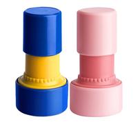 Générique Educational Clock Stamp - Fun Learning Tool for Kids | ABS Material with 2.5x7.2x3.7cm Size, 50g Lightweight Build, Teaching Time Activities for Boys Girls Children, Home School