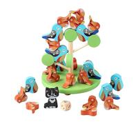 Générique Educational Stacking Toy, Balance Game, Interactive Wooden Tabletop Bird Toys for Fine Motor Skill Activity, Indoor, Kids and Adults, Classroom School Family Play, 1 Piece