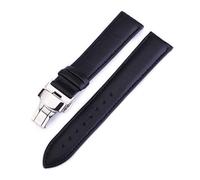 Générique EDVENA Bracelet De Montre De Remplacement 12 Mm 14 Mm 16 Mm 18 Mm 19 Mm 20 Mm 22 Mm 24 Mm(Black,21mm)