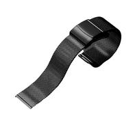 Générique EDVENA Bracelet En Acier Inoxydable Avec Boucle Déployante Et Libération Rapide 12, 14, 16 Mm, 18 Mm, 20 Mm, 22 Mm, 24 Mm(0.6mm black,20mm)