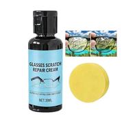 Générique Efface-Rayures pour Verres de Lunettes | 30ml avec Éponge pour Montres - Réparation Rayures Lunettes | pour Pare-Brise, caméra, écran, téléphone, Montre et Usage