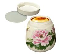 Générique Egg Holder - 220ml Ceramic | Egg Cups with Lids for Home, Dormitory, Restaurant | Ceramic Eğg Coddler Table Decoration, Soft-Boiled Égg Maker for Kitchen Use