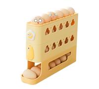 Générique Egg Holder Rack, Auto Rolling Egg Storage Tray, 3-Layer Slanted Refrigerator Rack for Kitchen Fridge, Sturdy Eggs Organizer, Counter Storage Solution for Apartment Farmhouse Henhouse