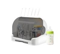 Générique Égouttoir À Biberons | Support de Séchage pour Biberons - avec Plateau Détachable et Organisateur de Couvercles pour Nourrisson,Centre de Soins Postpartum Garçons Filles Allaitement