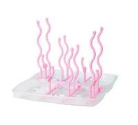 Générique Égouttoir à Bouteilles de Voyage - Support Vertical Vertical, Portable | Sèche-biberon Pliable pour biberons, Organisateur de comptoir de Cuisine Compact pour la Maison, Le Salon,