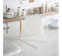Générique Égouttoir à linge de comptoir de cuisine, pliable à 3 bras, support pour essuie-mains, support de rangement pour torchons blancs, dimensions : 27 x 2 x 25 cm (support pliable blanc)