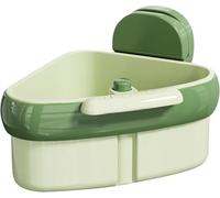 Générique Égouttoir d'angle à Ventouse pour évier, Panier-Filtre, Porte-éponge, récupérateur de déchets Alimentaires pour évier Triangulaire, étagère à Ventouse pour Cuisine