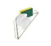 Générique Égouttoir d'angle pour Évier Égouttoir à Vaisselle Triangulaire | Grille D'D'Angle Pour Évier Pour Torchon Ustensiles Cuisine Quotidienne Maison Appartement Blanc