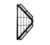Générique Égouttoir d'angle pour Évier Égouttoir à Vaisselle Triangulaire | Grille D'D'Angle Pour Évier Pour Torchon Ustensiles Cuisine Quotidienne Maison Appartement Noir