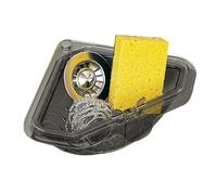 Générique Égouttoir d'Évier d'angle | Porte-Égouttoir Magnétique en Triangle | Panier Filtre pour Évier,Anti-Bouchon, Déchets Alimentaires, Fruits, Légumes, Cuisine, Salle de Bain