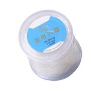 Générique Élasticités 100M Ficelle en Plastique Transparent pour la Fabrication de Bracelets de Bijoux artisanaux et Les projets artistiques créatifs Cordon de Perles élastique Clair