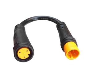 Générique Electric Bike Connector Cable - 4.25in 3-Pin Plug Extension | Electric Bike Thumb Throttle Cable Conversion Kit | 6g ABS Rubber E-Bike Brake Gear Sensor Display Ebrake Accessory