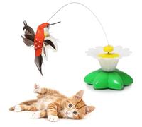 Générique Electric Bird Teasing Cat Toy, Electric Birds Teasing Cat Toy with Lifelike Movement Sounds for Kitten and Small Animals(Bird)